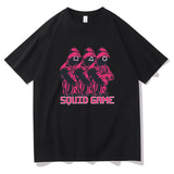 Squid Game Costume T-shirt Loose Men's and Women's Short Sleeve T-shirt