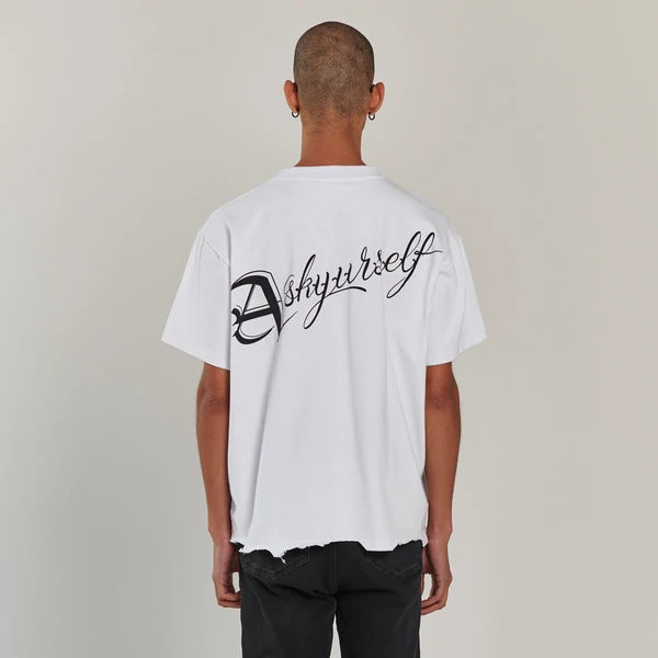 Askyurself T Shirt Short Sleeve Loose Short Sleeve T-shirt