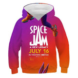 Children Hoodie Space Jam  Jordan Anime Personality Children's Sweater