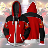 Anime Hoddies 3D Printed Full-Zip Cardigan Anime Hoodie Coat