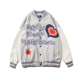 Man Fall Outfits Baseball Jacket Men's and Women's Autumn and Winter Hip Hop Retro Loose Jacket