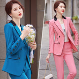 Interview Suit Women's Suit Fashion Wide-Leg