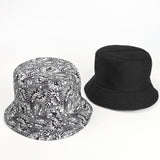 Bucket Hat Fishing Cap Cotton Print Fisherman Hat Printed Street Fashion Sun Hat