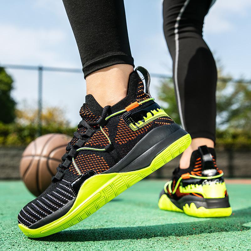 Men Basketball Shoeses Flying Woven Men Basketball Shoeses Men's Sneakers