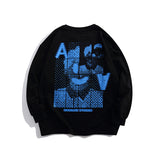 Crew Neck Sweatshirts Men's Autumn Printed Sweater Men