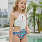 Children Swimsuit Children Hollow out Cute One-Piece Bikini Swimsuit Little Girl