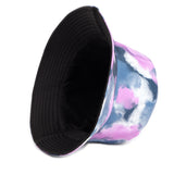 Bucket Hat Fishing Cap Cotton Print Fisherman Hat Double-Sided Tie-Dye Color Printing Fashion Sun Hat