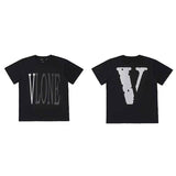 Vlone T Shirt Loose Men'S And Women'S Reflective T-Shirt Summer