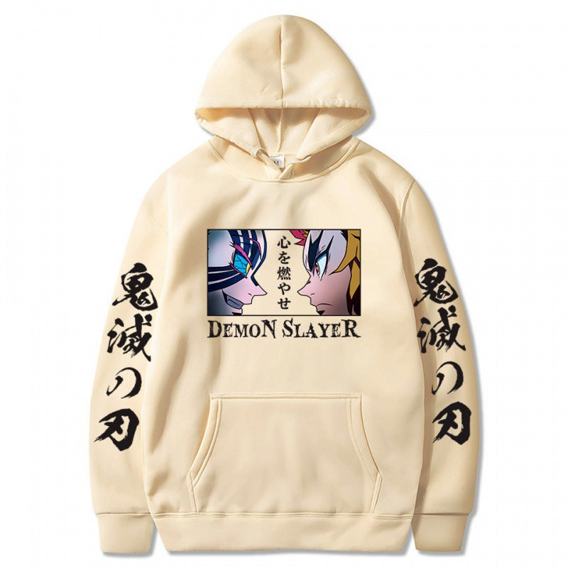 Anime Hoddies Kimetsu No Yaiba Inflammatory Column Loose Sweater