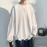 Men's Sweatshirt Autumn Loose round Neck Long Sleeve T-shirt Large Size Men's Clothing