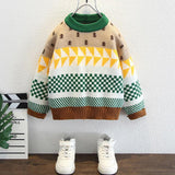 Toddler Boys Sweater Boys' Handsome Sweater Spring and Autumn Sweater Sweater