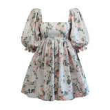 Coachella Music Festival Outfits Short Sleeve Women's Dress Backless Princess Dress