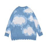 Men Sweater Men = Loose round Neck Sweater Irregular Hem Long Sleeve