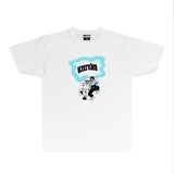 Ice Cream Running Dog T Shirt Loose Printed Audio Rap T-shirt