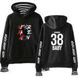 Never Broke Again Hoodie All-Match False Two-Piece Sweaters