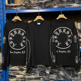 Askyurself T Shirt Spring and Autumn Retro Loose Men's Long-Sleeved T-shirt