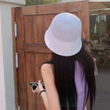 Women Bucket Hat Bucket Hat Sun-Proof Face Cover