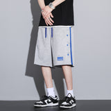 Men White Shorts Casual Pants Summer Men's Sports Pants