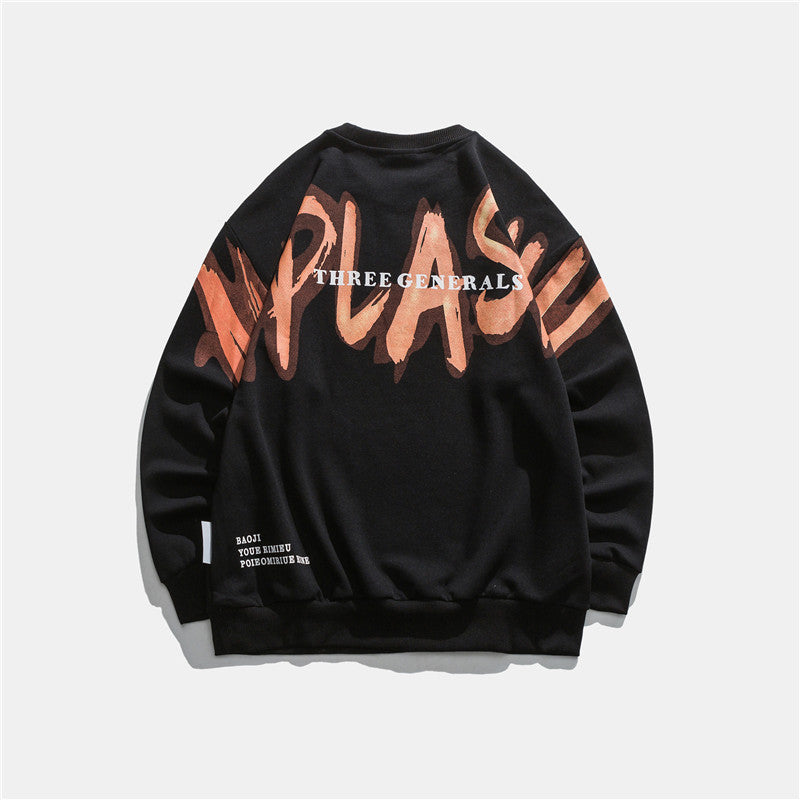 Crew Neck Sweatshirts for Men Men's Clothing Autumn Printed Crew Neck Sweatshirt Men's Casual Top