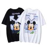 Off White T Shirt Summer Off Mouse Arrow Short Sleeve Men And Women Youth Casual Tshirt Owt