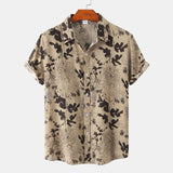 Camp Collar Shirt Printed Floral Shirt