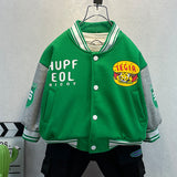 Toddler Boys Jackets Boys' Baseball Jacket Coat Spring and Autumn Jacket Top