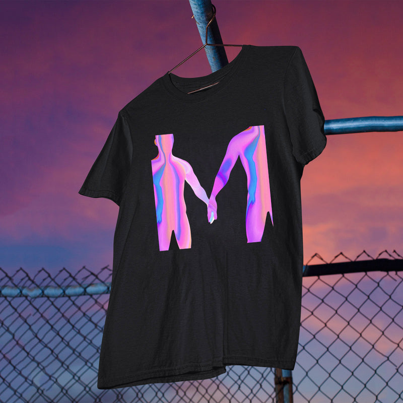 Valentine's Day T Shirt Large Size T-shirt Short Sleeve Men's and Women's Printed T-shirt Summer