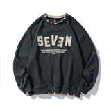 Crew Neck Sweatshirts Men's Autumn Long-Sleeved Sweater Men's Hip Hop Loose