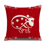 Valentine's Day Pillow Covers 4 Piece Random Styles Together, Christmas Pillow Sofa Cushion Cover