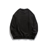 Crew Neck Sweatshirts for Men Men's Autumn Cartoon Letter Print Sweater Pullover Coat