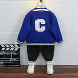 Toddler Boys Jackets Children's Sweater Sweater Cardigan College Style