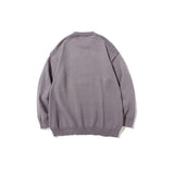 Man Fall Outfits High Street Print Loose Oversize Casual round Neck Sweater Sweater for Men