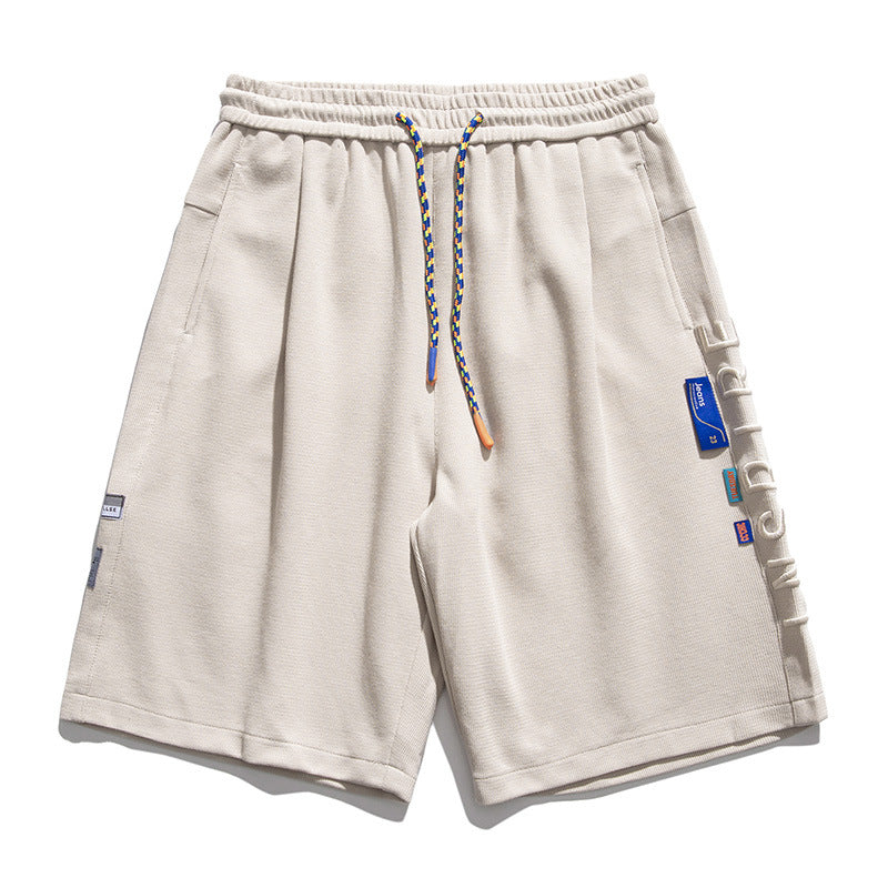 Men White Shorts Summer Casual Shorts Loose Men