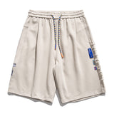 Men White Shorts Summer Casual Shorts Loose Men