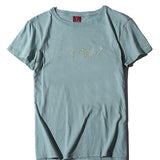 Valentine's Day T Shirt ECG Heart-Shaped Rhinestone Summer Large Size Top