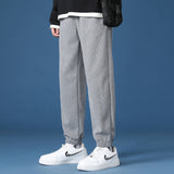 Grey Sweatpants Autumn and Winter Solid Color Loose Trendy Outdoor Casual Men's Pants