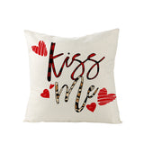Valentine's Day Pillow Covers 4 Piece Random Styles Together, Love Car Home Pillow Cushion Cover