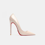 Red Bottom Heels Shallow Mouth Pointed High Heel Stiletto Heel Work Shoes for Catwalk