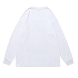 Man Fall Outfits Autumn and Winter Leisure Men's Vintage Poster Printed Long Sleeve T-shirt
