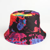 Bucket Hat Fishing Cap Cotton Print Fisherman Hat Printing Pattern Bucket Hat Male and Female Households