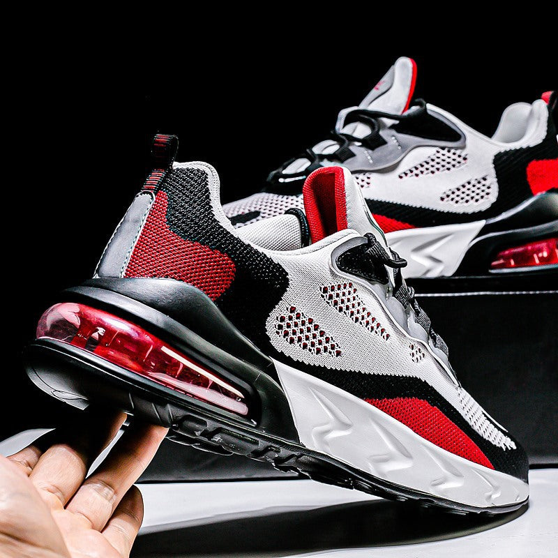 MEN'S Sneakers & Athletic Jogging Shoes Fly-Kit Mesh Sports Shoes Air Cushion Running Shoes Summer Breathable Fashion Casual Shoes