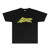 Ice Cream Running Dog T Shirt Loose Printed Audio Rap T-shirt