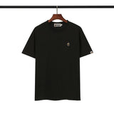 Bathing Ape T Shirt Embroidered Ape Head Short Sleeve Cotton T-shirt