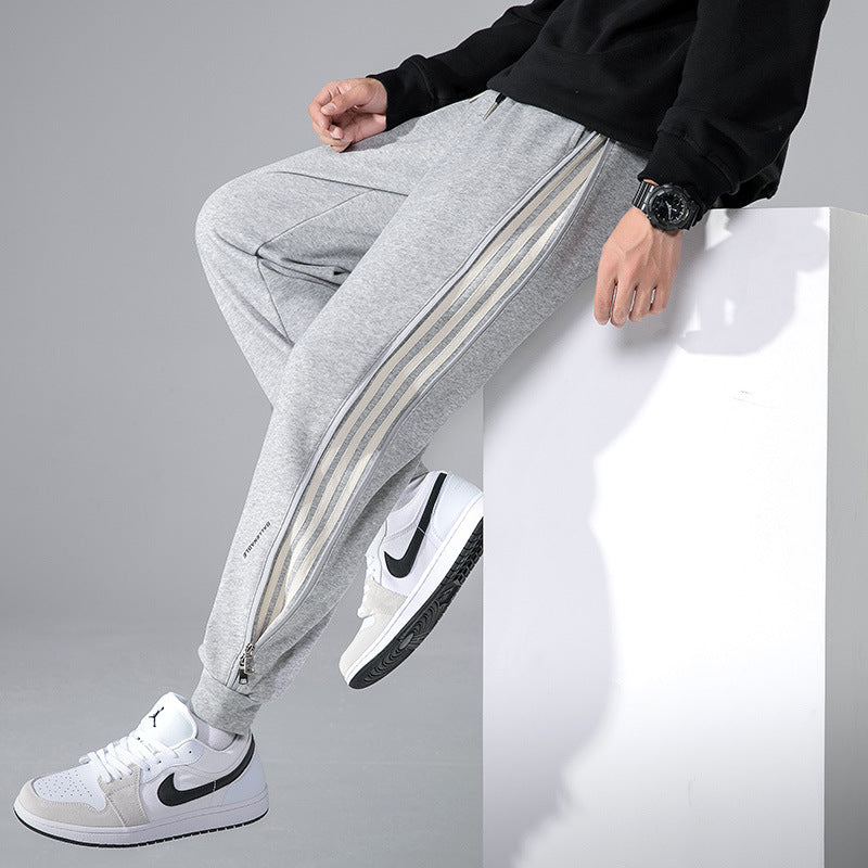 Grey Sweatpants Autumn Casual Pants Men's Loose Sports