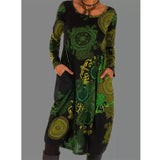Modern Gypsy Outfits Pullover Print Skirt