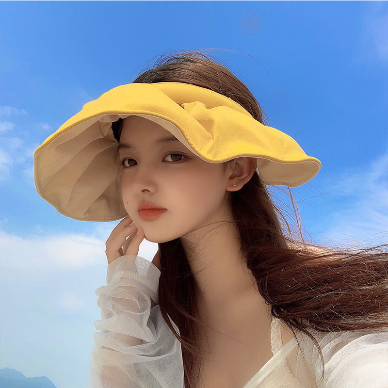 Summer Hats UV Protection Sunshade Summer Shell-like Bonnet