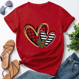 Valentine's Day T Shirt Spring/Summer Short-Sleeved T-shirt Top