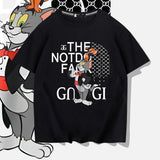 Tom And Jerry T Shirt Cat And Mouse Loose Print