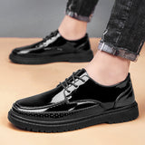 Men's Dress Shoes Classic Leather Oxfords Casual Cushioned Loafer Casual Business Shoes Men's Shoes Comfortable