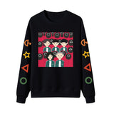 Squid Game Costume Foreign Trade in Stock Squid Game Casual Fashion Men's Women's round Neck Long Sleeve Sweater Pullover
